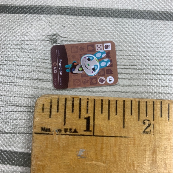 Animal Crossing Amiibo Francine Mini NFC Card. Scan in Villager ACNH Switch - Picture 5 of 5